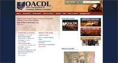 Desktop Screenshot of oacdl.org